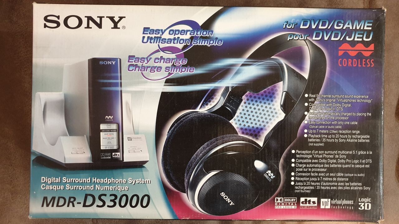 Sony Mdr Ds3000 I Sennheiser Rs 120 V Otlichnom Sostoyanii S Upakovkoj