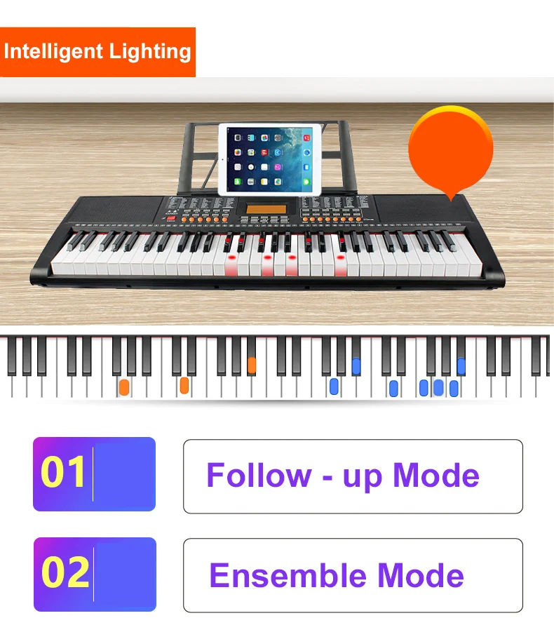 Синтезатор ADMUSIC 662 LCD Подсветка (Новые, Гарантия, Рассрочка. Бесплатная доставка) foto 5