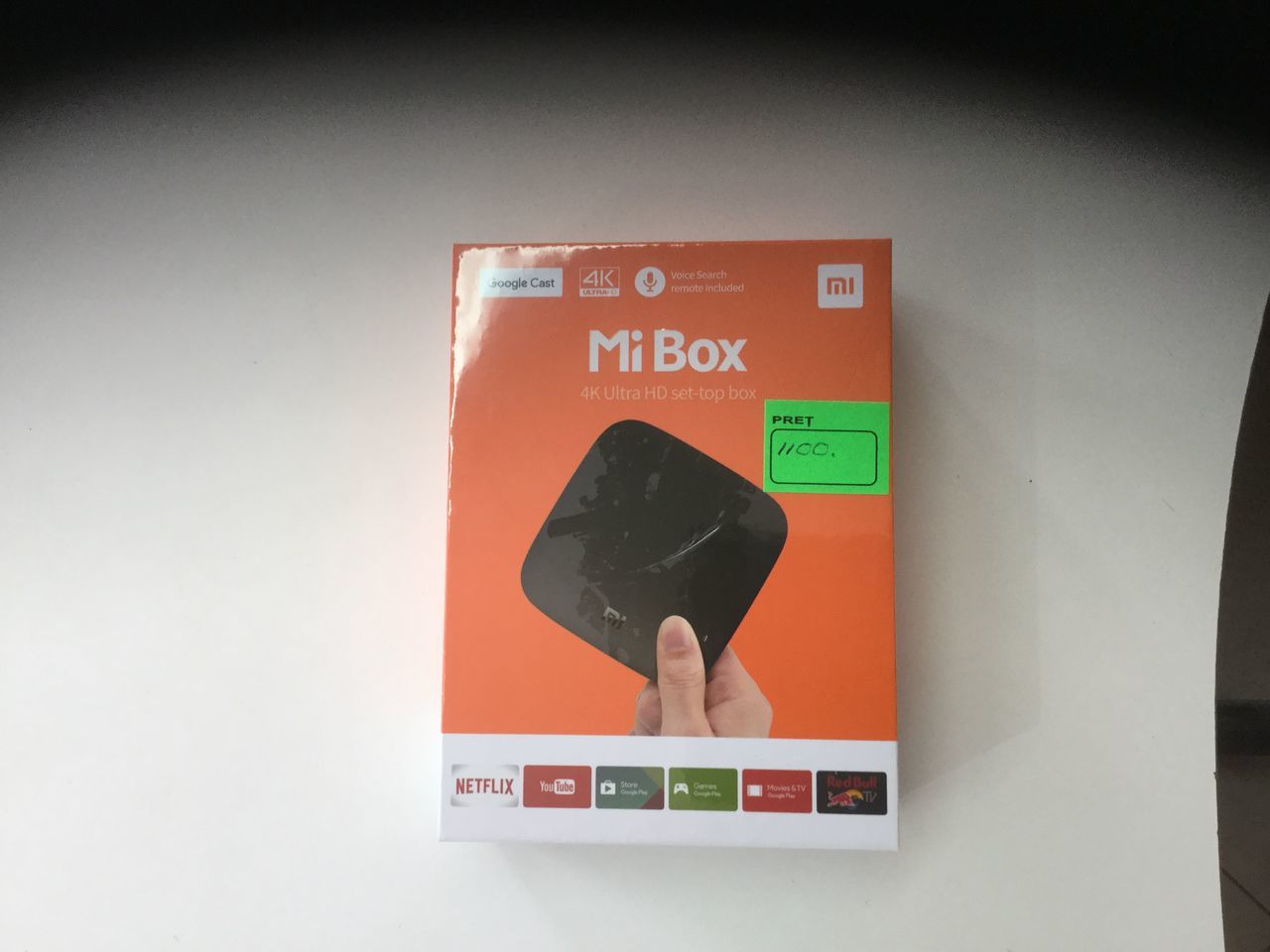 Xiaomi Mi Box Android TV 4K Google Cast Топовая ТВ-приставка новая 1100 лей.