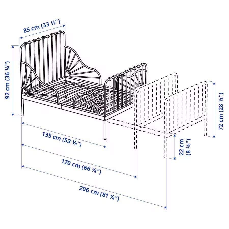 Pat Extensibil Pentru Copii Ikea 