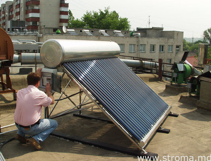 Солнечные водонагреватели , panou boiler solar pentru apa . 150 litr 7000 lei. 200 litr- 7900 lei фото 1