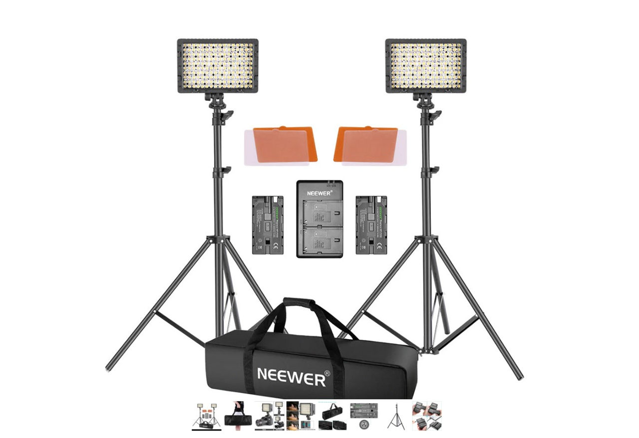 Set De Lumini Led Neewer Cn-160 foto 0