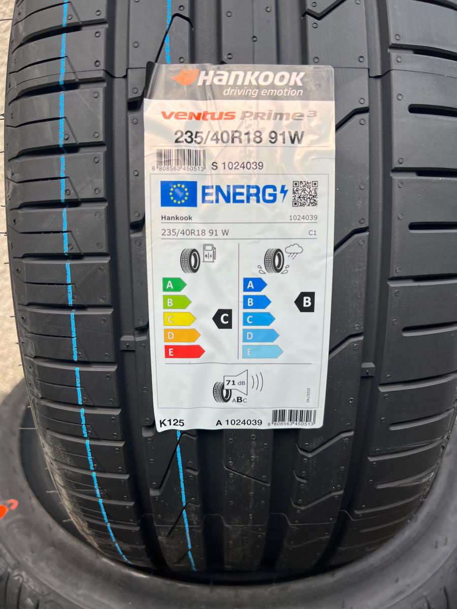 235/40 R18 Hankook Ventus Prime 3/ Доставка, livrare toata Moldova 2024 фото 1