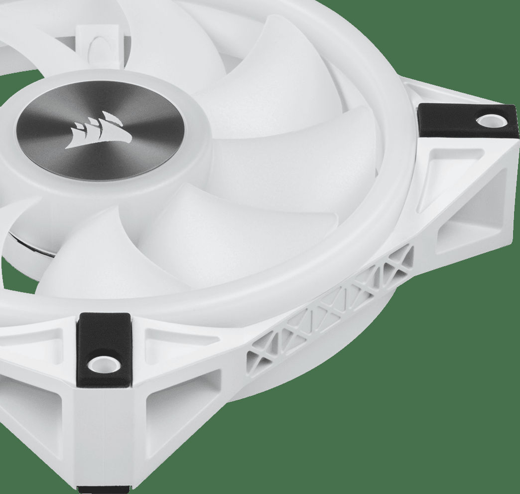 iCUE QL140 RGB 140mm PWM White Fan — Single Pack фото 3