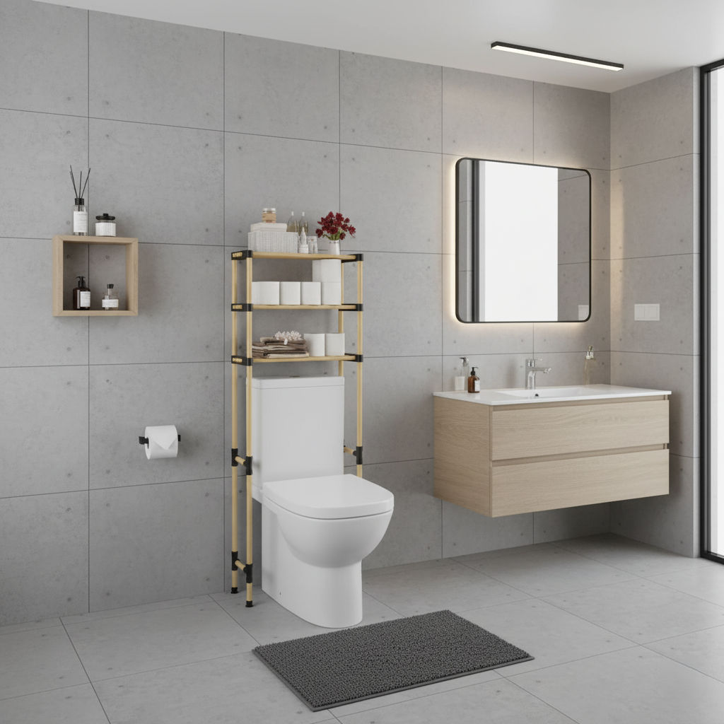 Стилажи для ванной комнаты – стильные и удобные! Oптом и в розницу фото 1