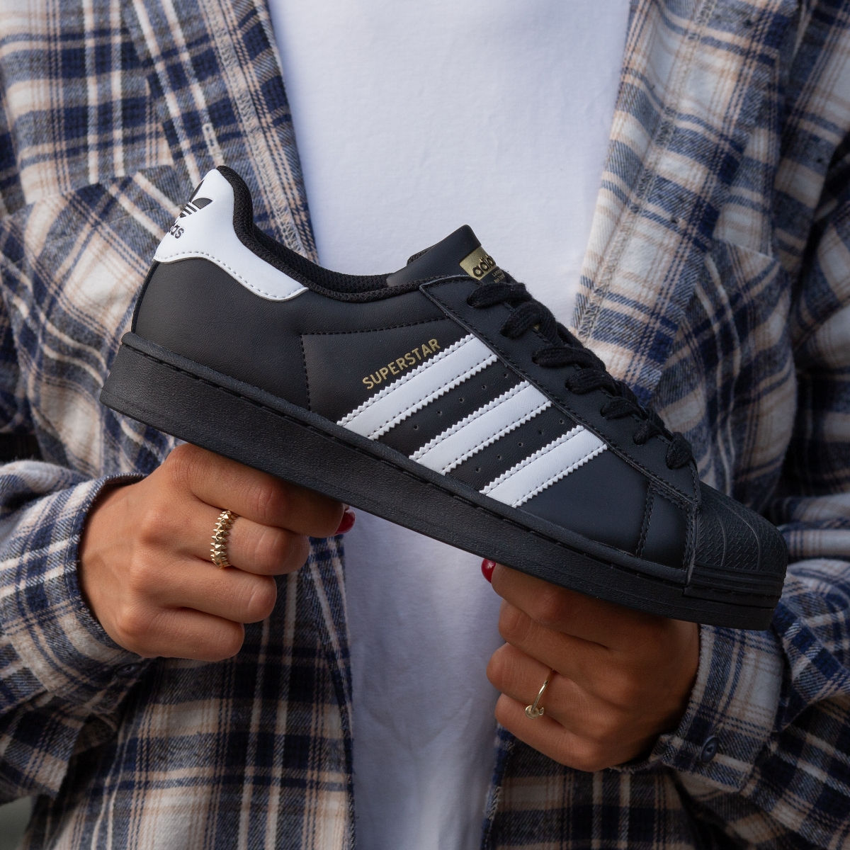 Adidas Superstar Black Unisex foto 1