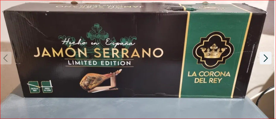 Jamon serrano reserva (hamon, jambon), de 6.5 kg, maturat12 luni foto 7