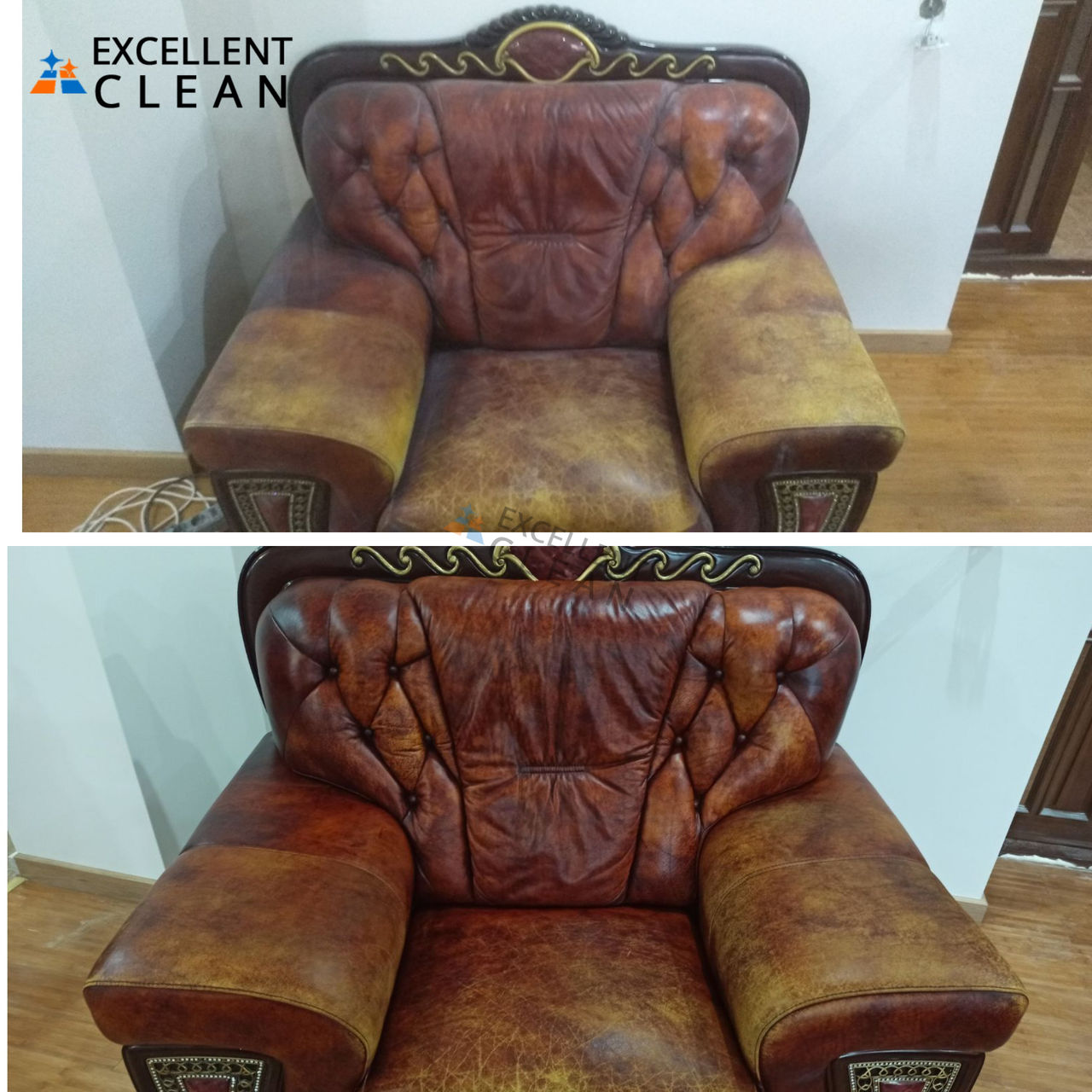 Curățarea profesională a canapelelor din piele! foto 1