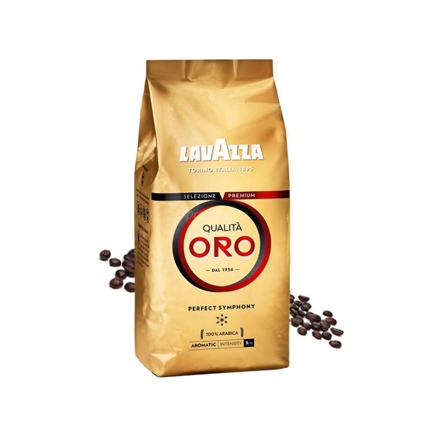 Cafea naturală boabe Lavazza Qualita Oro 100% Arabica foto 2