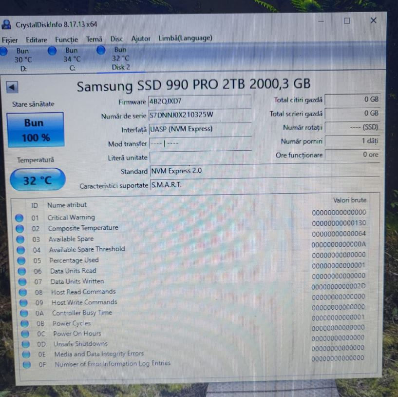 Samsung 870 QVO 1TB,Samsung 870 EVO 1TB,Samsung 980 PRO/990 PRO 500GB -1TB Новые,недорого - 1000 Лей foto 6