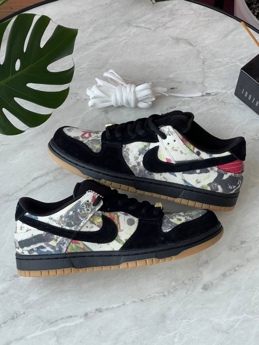 Nike SB Dunk Low Rammellzee x Supreme foto 8