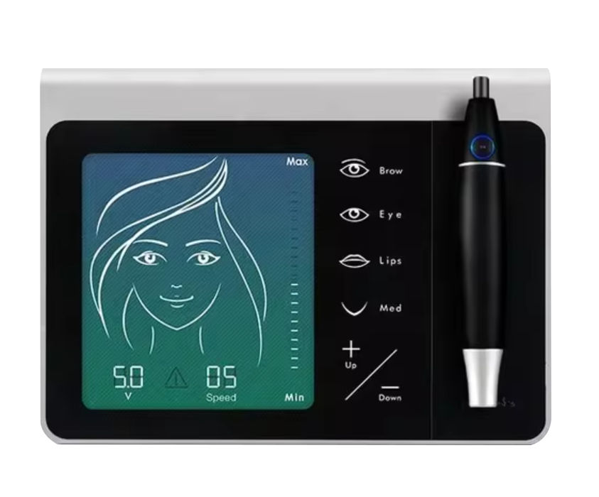 Aparat/ masina pentru tatuaj permanent cu functie Dermapen. Ace microblaiding si accesorii фото 0