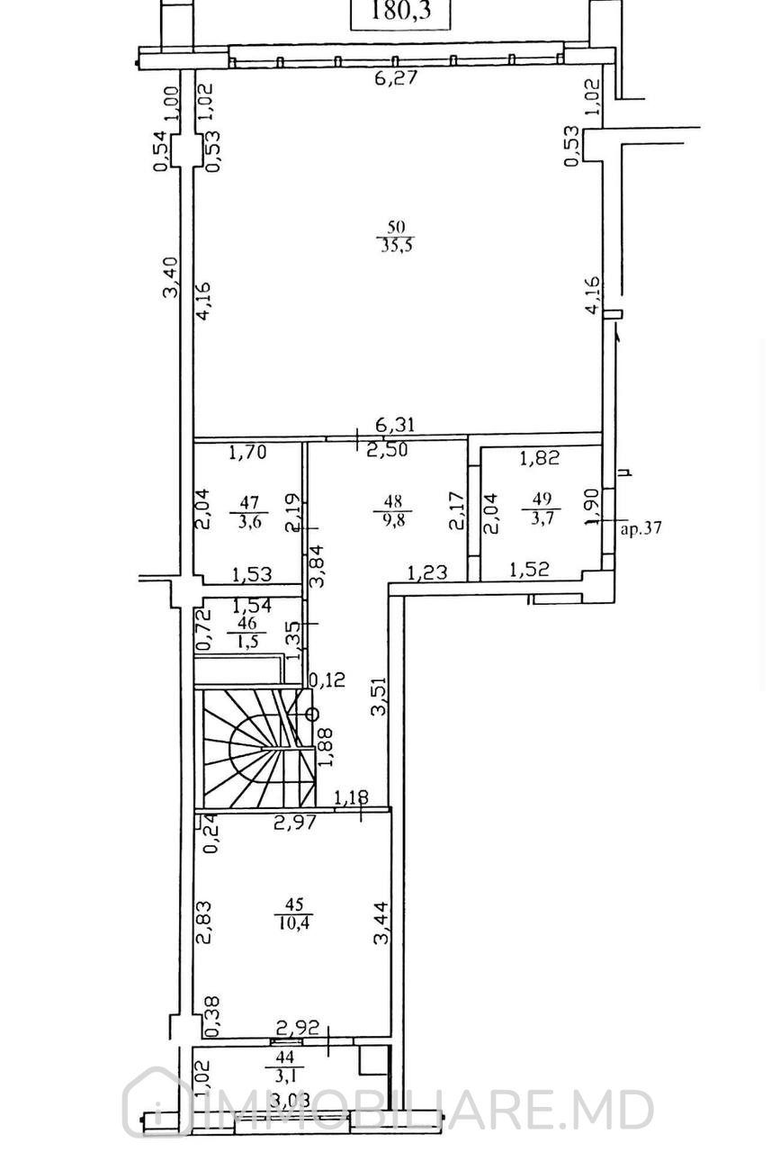 Apartament cu 4 camere, 180 m², Buiucani, Chișinău foto 2