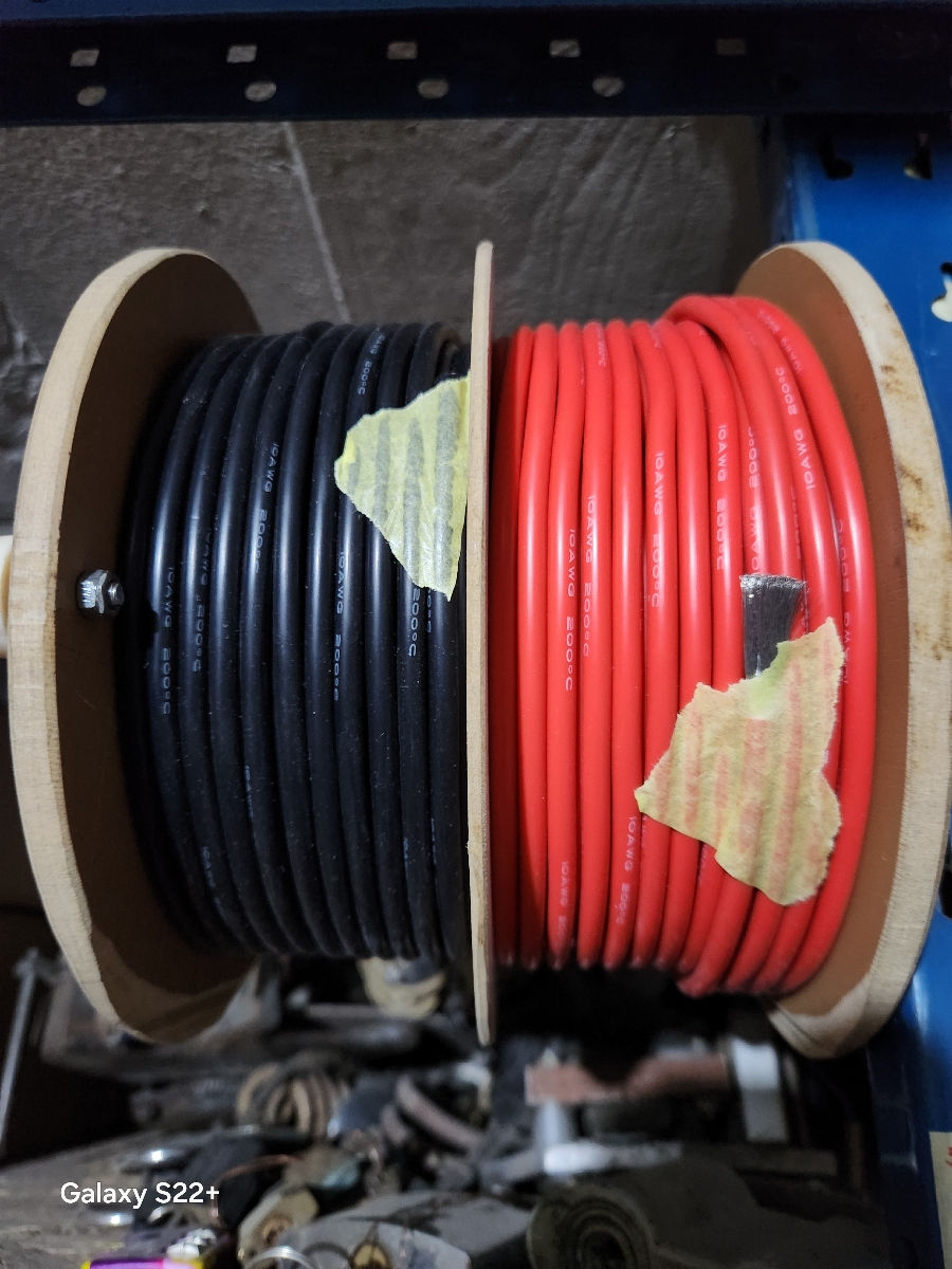 Cablu кабель pentru acumulator,solar,muzica 600V 10AWG 6mm 200°C foto 6