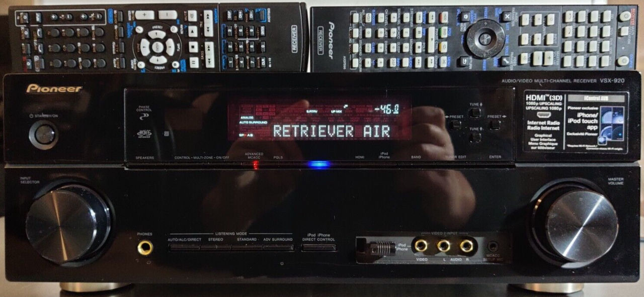 Quality Receiver Pioneer VSX-920 7x140 watt, hdmi, usb/iPod, internet radio, pure direct, zone 2 foto 6