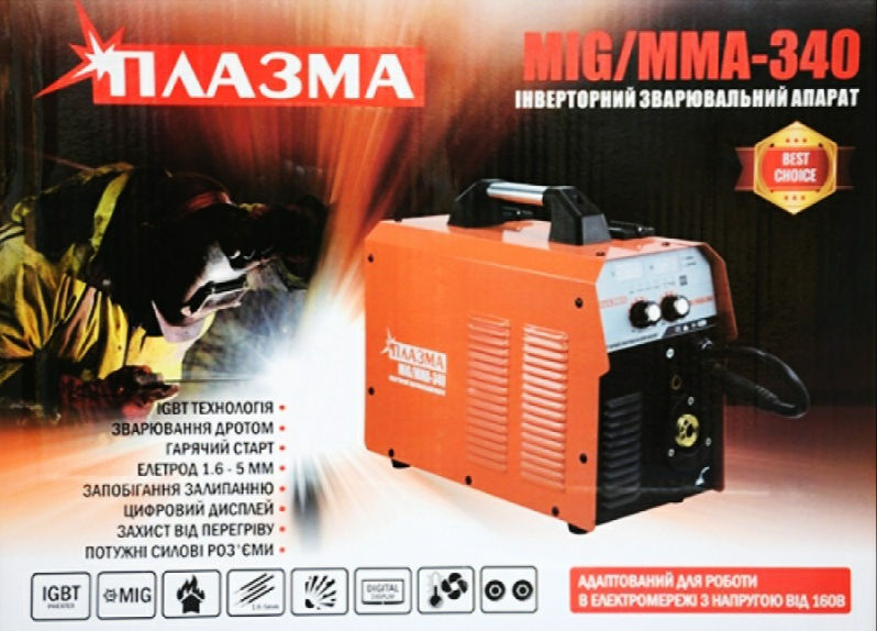 Aparate de sudura semiautomat Плазма MIG/MMA-340 foto 7