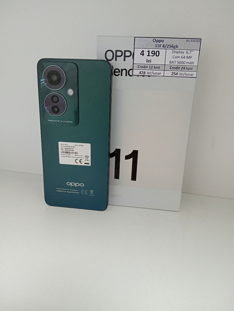 Oppo 11F 8/256gb 3890 lei foto 0