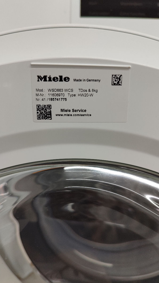Стиральная машина Miele W1 фото 6