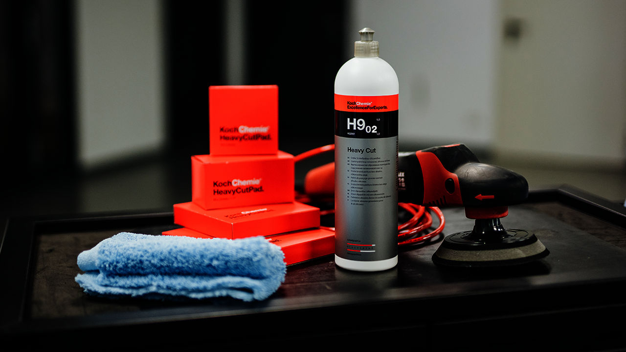 Koch Chemie Heavy Cut H9.02 абразивная полировальная паста 1л фото 2