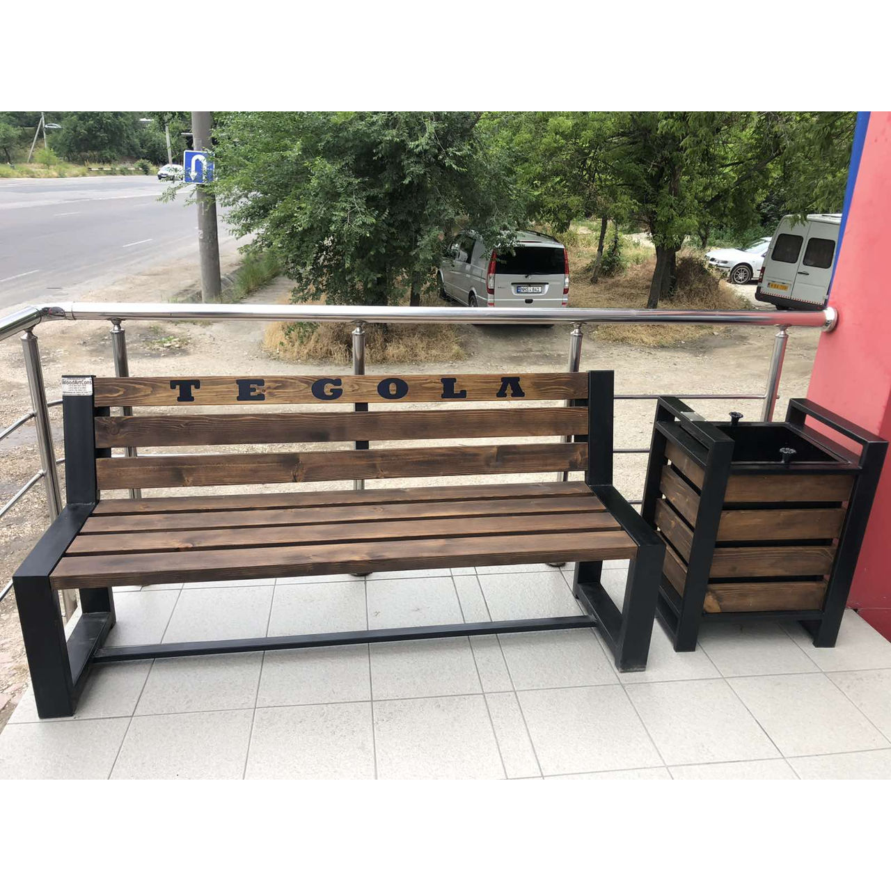 Scaun la terasa,  scaun stradal, banci stradale, banci pentru gradina foto 15