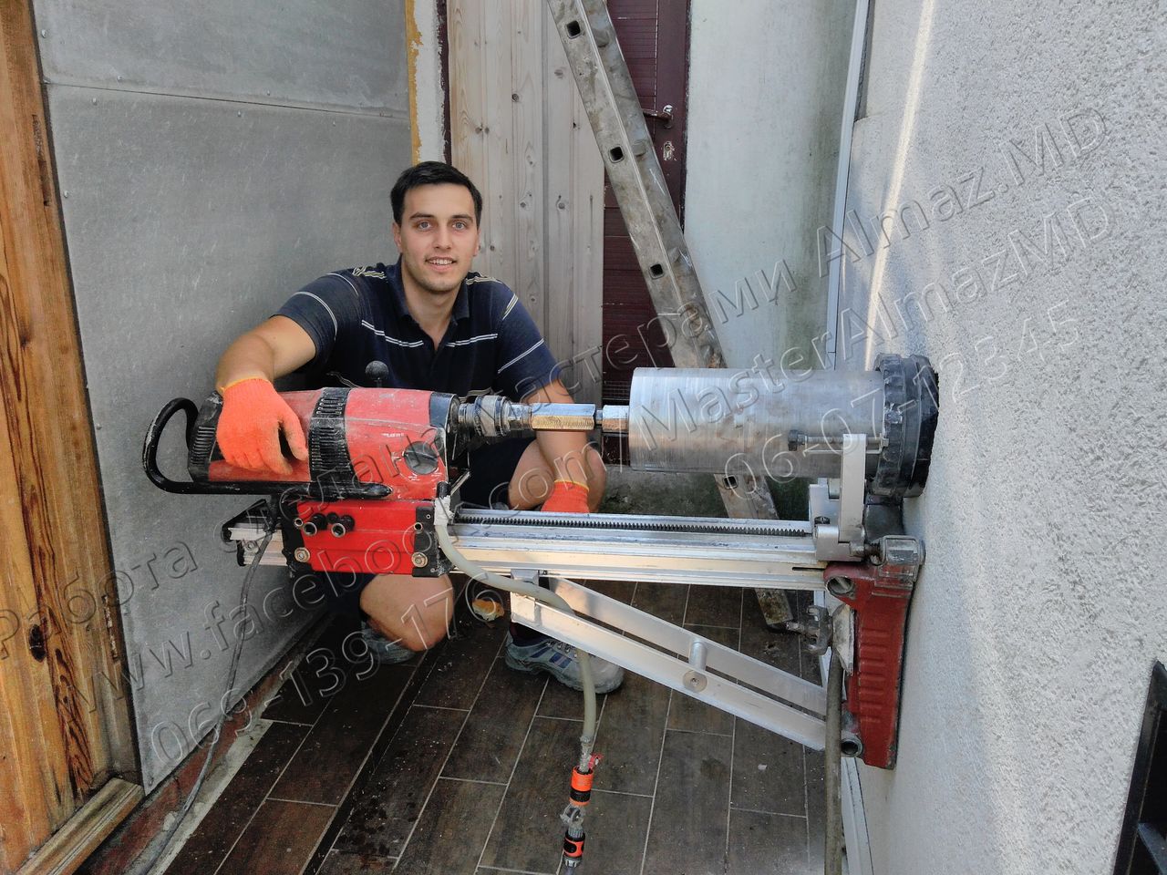 Алмазное бурение отверстий - . вытяжки.канализация вентиляция. техникой hilti фото 4