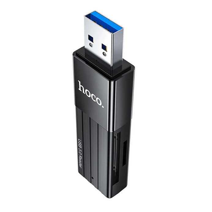 Картридер HOCO HB20 Mindful 2 в 1 USB 3.0 для TF/SD foto 2