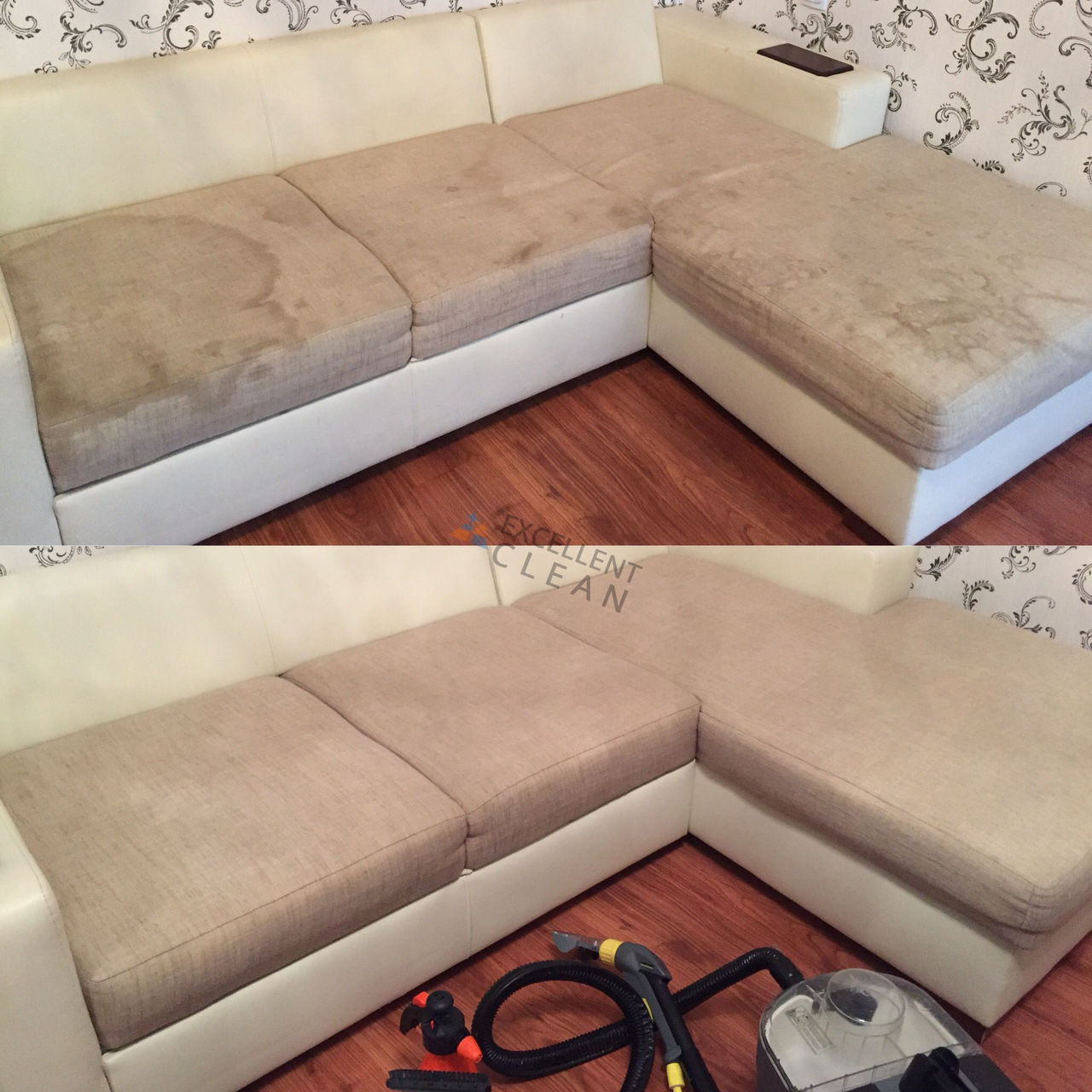 Curățam mobila moale din piele sau acoperita cu material. Scoatem orice pata! foto 2