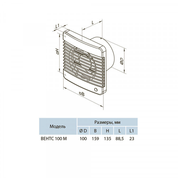 VENTILATOR AXIAL CU TEMPORIZATOR ȘI SENSOR DE UMIDITATE ȘI GENERALITĂ COMUTATOR 100 MTH Ventilatoare foto 1