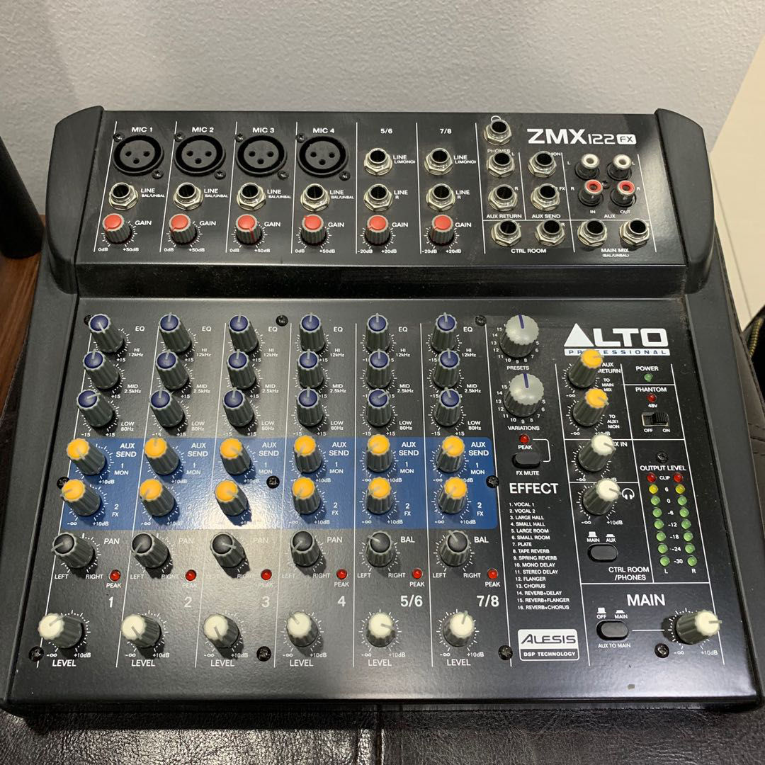 Mixer pentru muzică Alto ZMX122FX foto 1