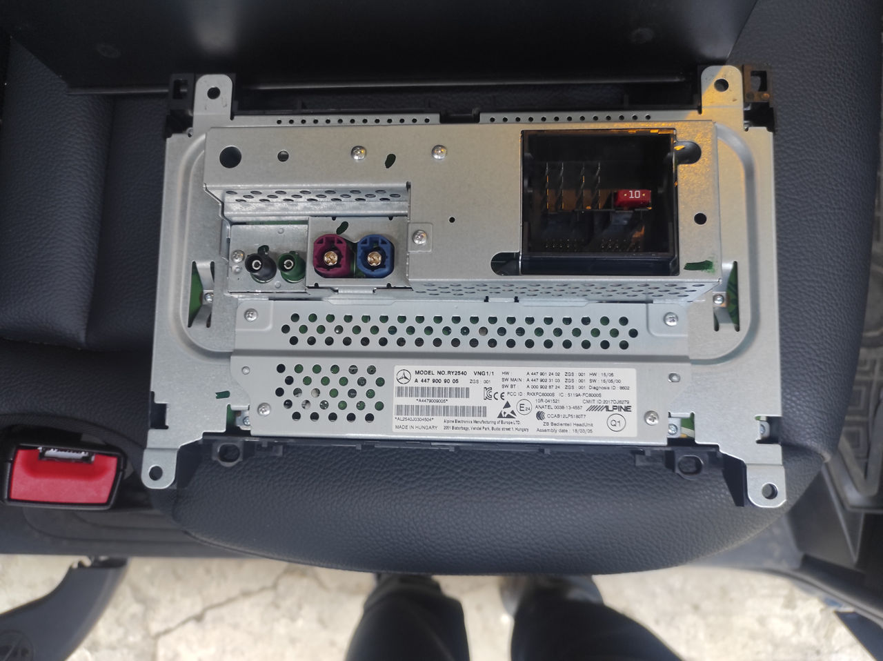 Mgnitofon Mercedes vito 2018 фото 1