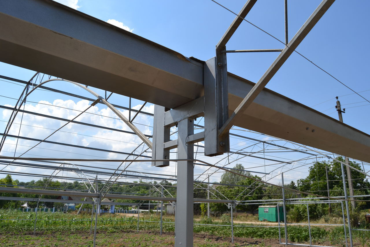 Sere pentru gradina Теплицы Constructie metal zincat Sera bloc angar depozit agricol foto 2