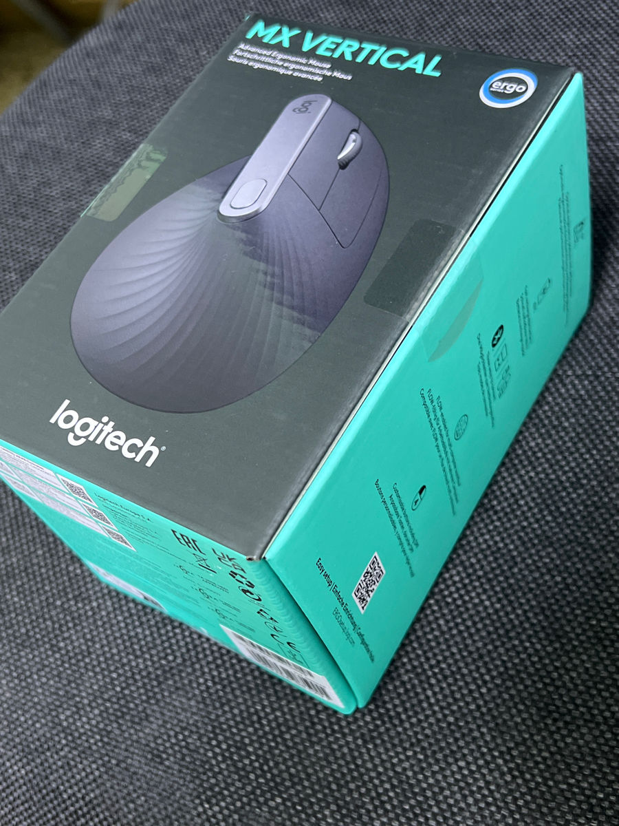 Mouse wireless ergonomic Logitech MX Vertical, Negru foto 0