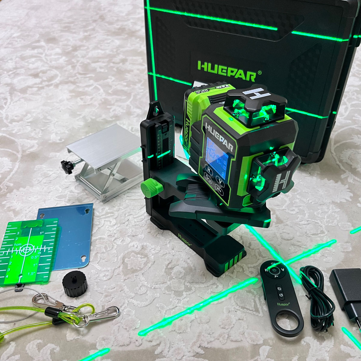 Laser Huepar W04CG 4D 16 linii + magnet Pro + bluetooth + garantie + livrare gratis foto 9