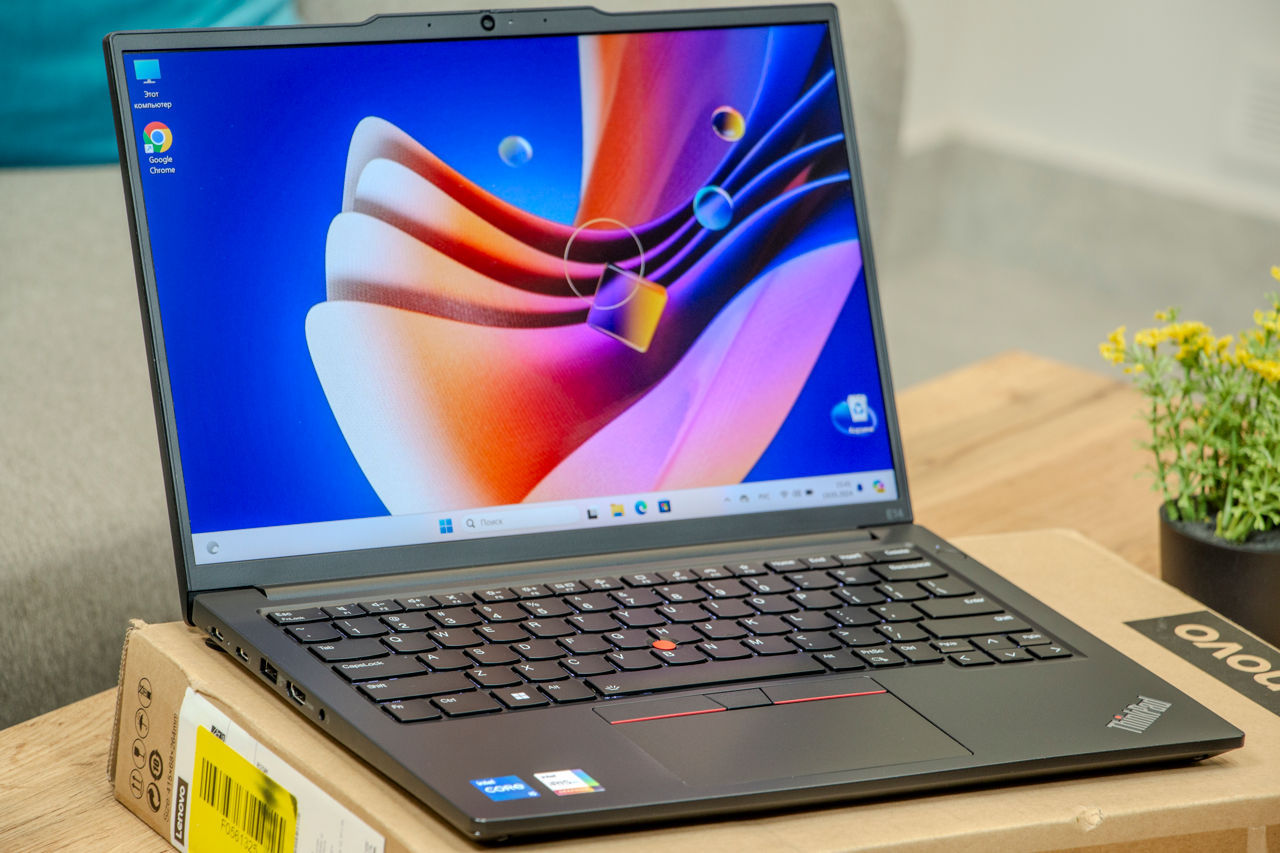 Новый. Lenovo ThinkPad E14 Gen 5 - Core I5 1335U, 16Gb Ram, Iris Xe, 500Gb SSD, 14" FHD+ IPS