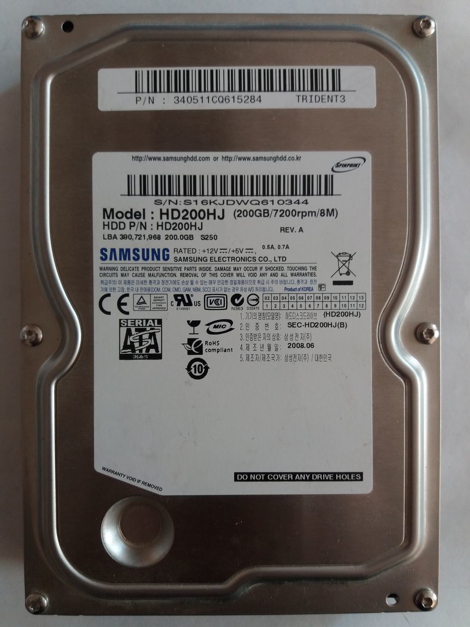 Жесткие диски для ПК и для ноутбука, Hdd 250, 320, 500, 750, 1000, 1500 ...