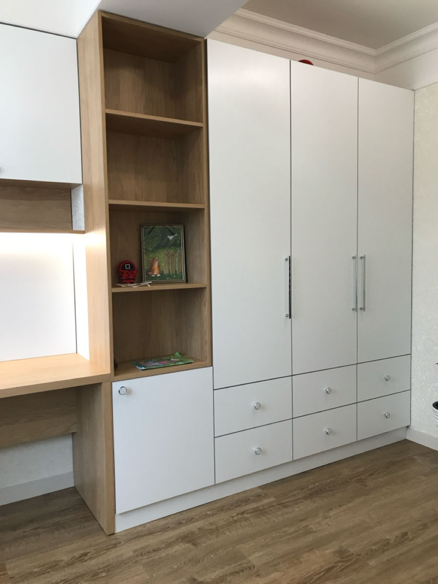 Mobilă la comandă ,lumină led+vopsire fasade MDF foto 7