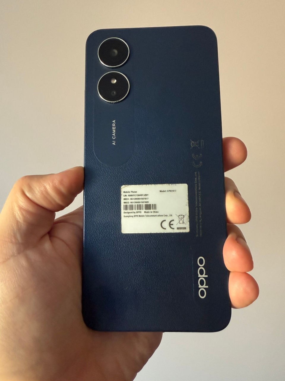 Telefon Oppo A17 foto 1