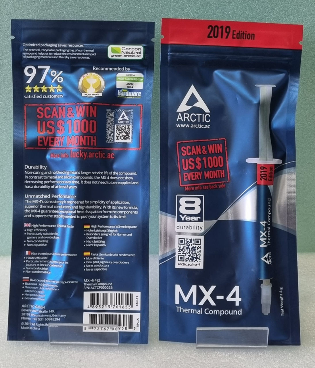 Лучшая термопаста Artic MX-4, Thermal grizzly, GD-900 , Силиконовая ...