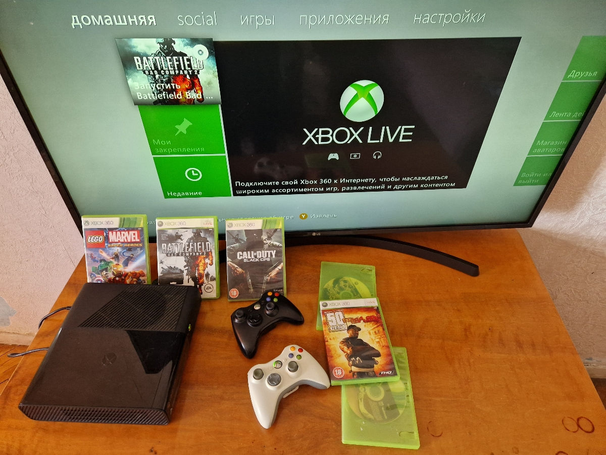 Xbox360 +игры,джостики 500 гб foto 0