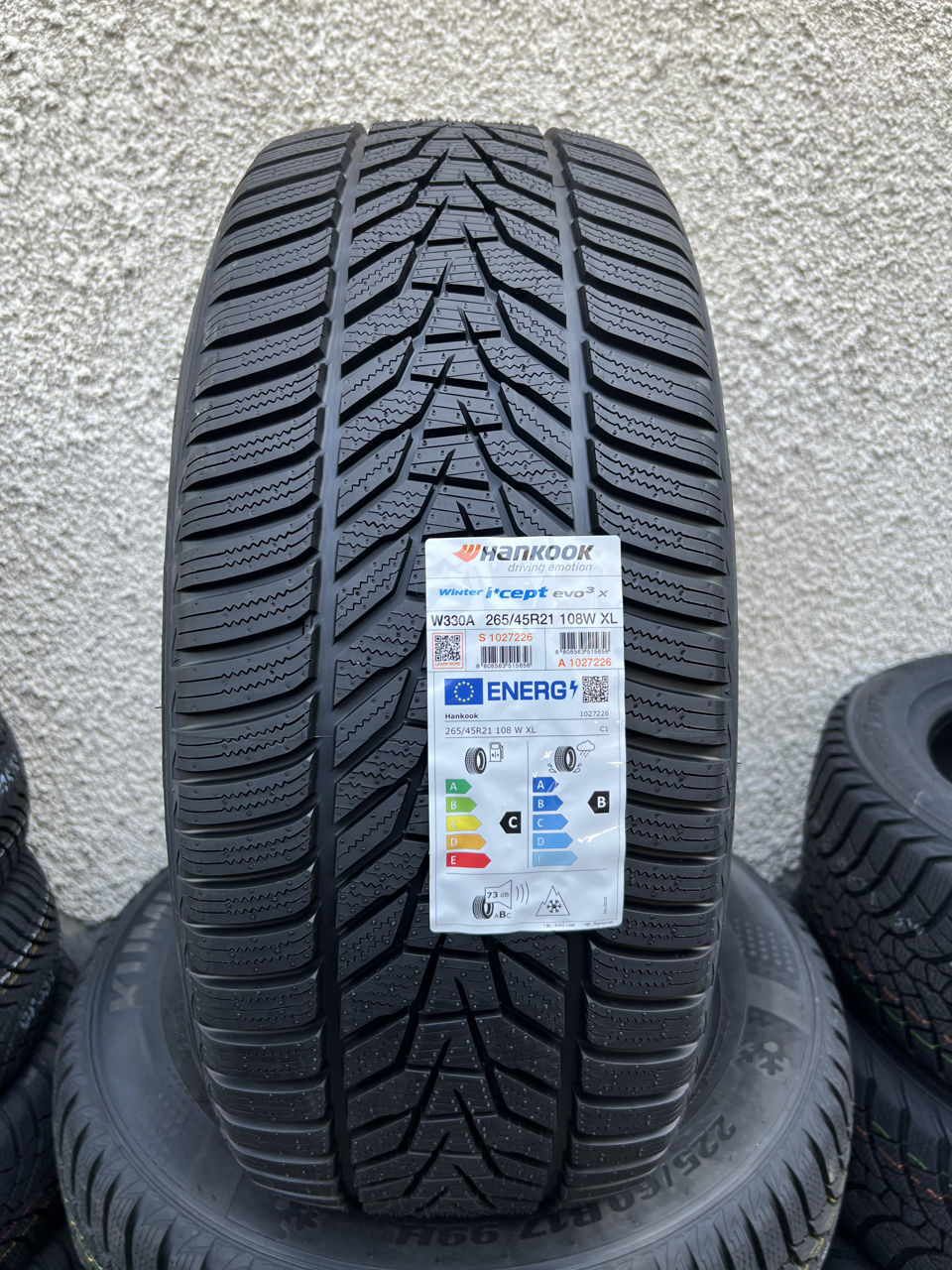 2 шины/ 2 anvelope 265/45 R21 Hankook Icept Evo3 Winter/ Доставка, livrare toata Moldova 2024 foto 0