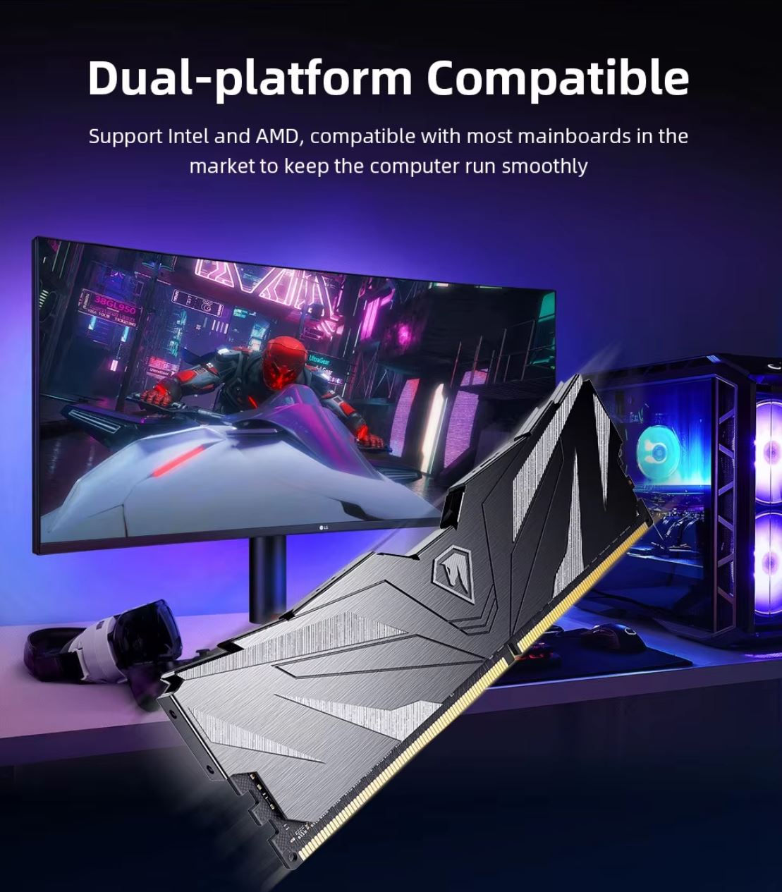 DDR5/DDR4 32GB(2X16GB), 16GB(2X8GB) 6000Mhz/6400Mhz/3200Mhz/3600Mhz фото 5