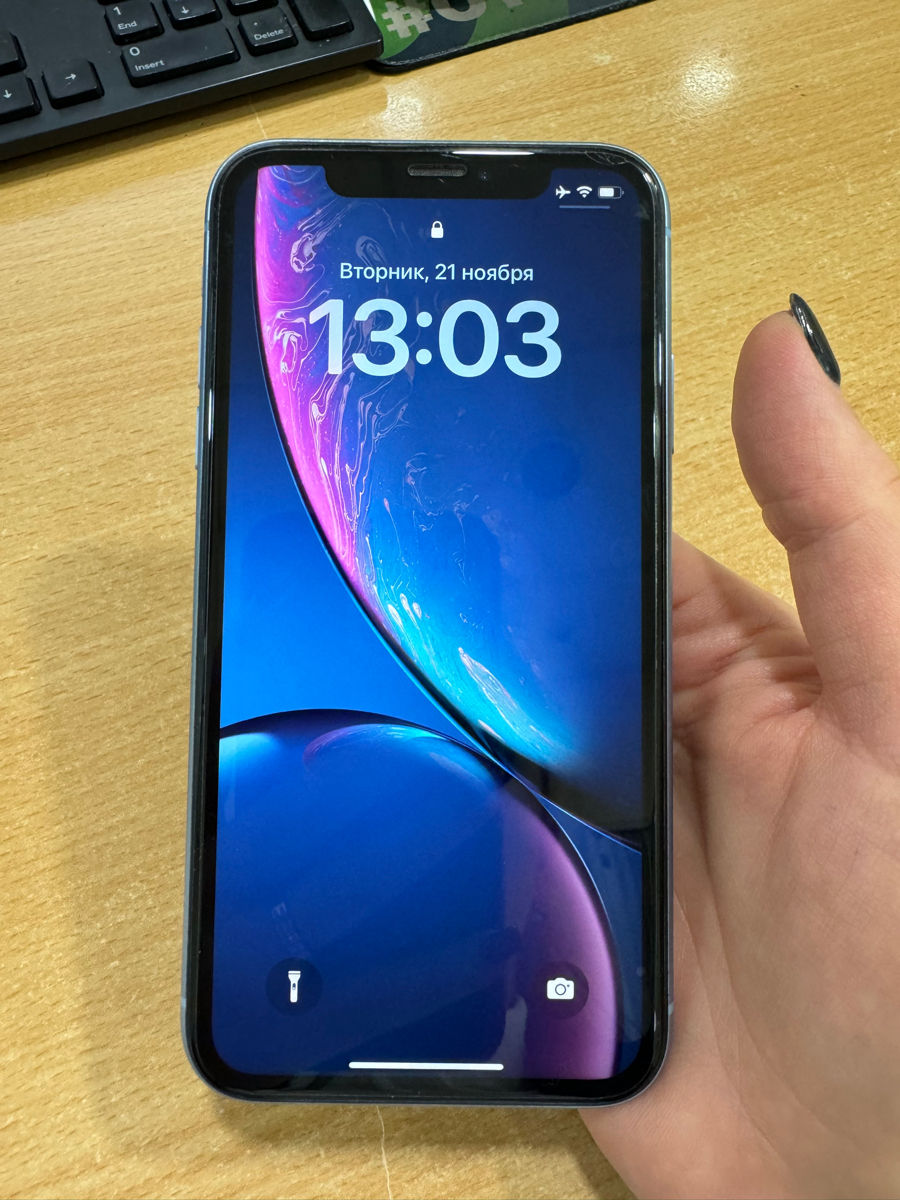 Iphone XR , 128 GB functional cu documente, albastru foto 3