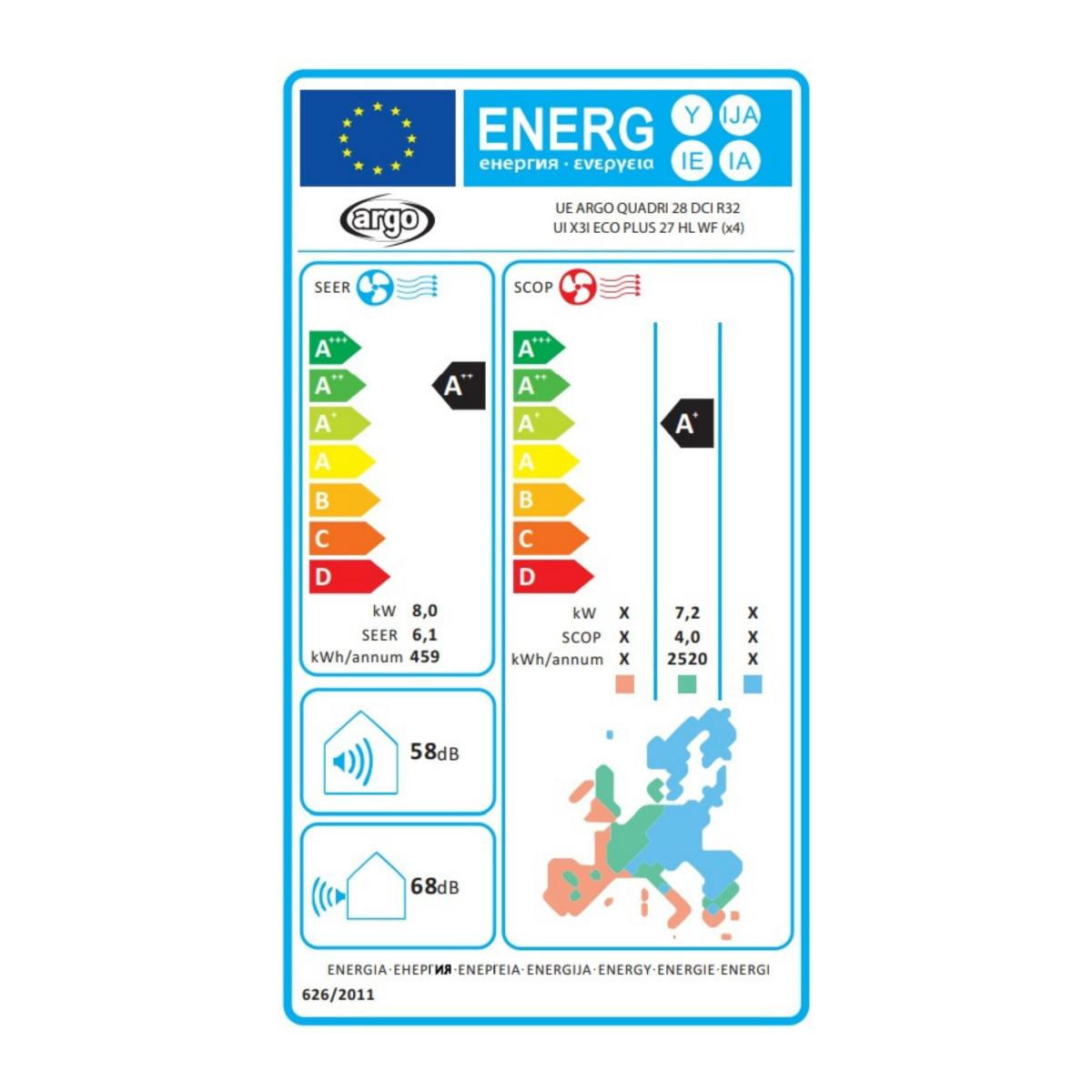 Argo Ecolight Plus Mono 12000 – Моносплит-кондиционер (Производство Италия) фото 6