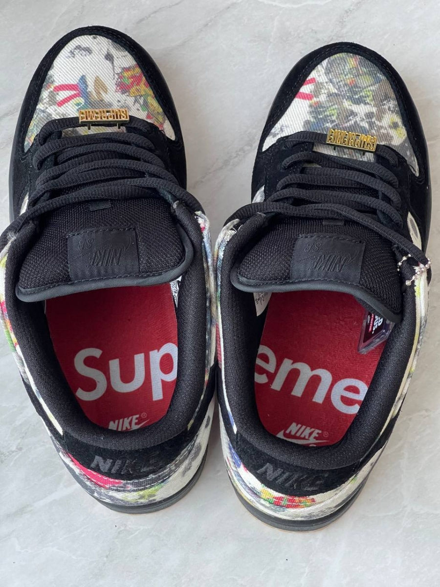 Nike SB Dunk Low Rammellzee x Supreme foto 5