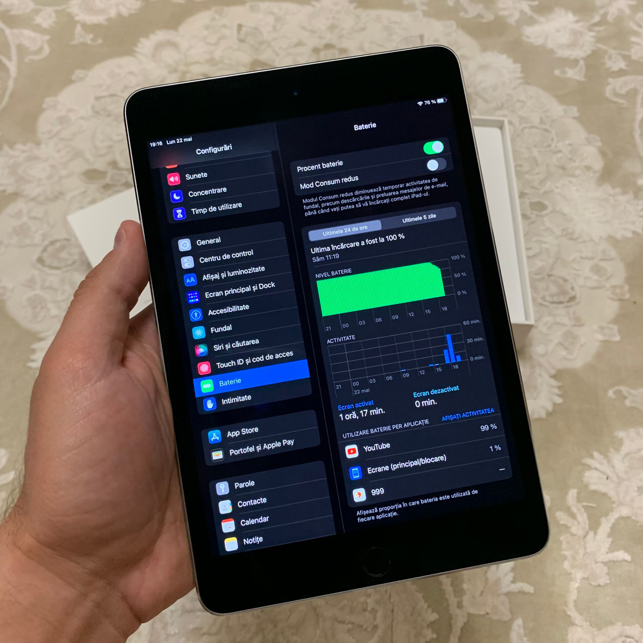 Apple iPad mini 4 128GB Wi-Fi 7.9inch Space Gray foto 3