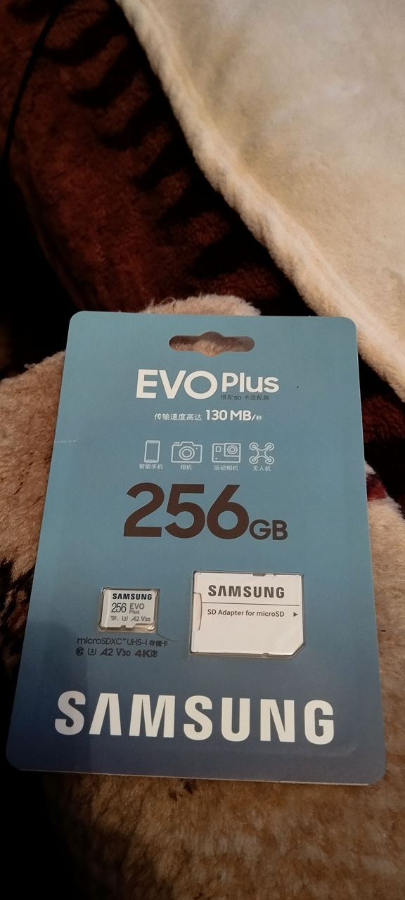Карты MicroSD Samsung Evo Plus, Sony, 256Gb. Kodak Ultra Perfomance фото 1