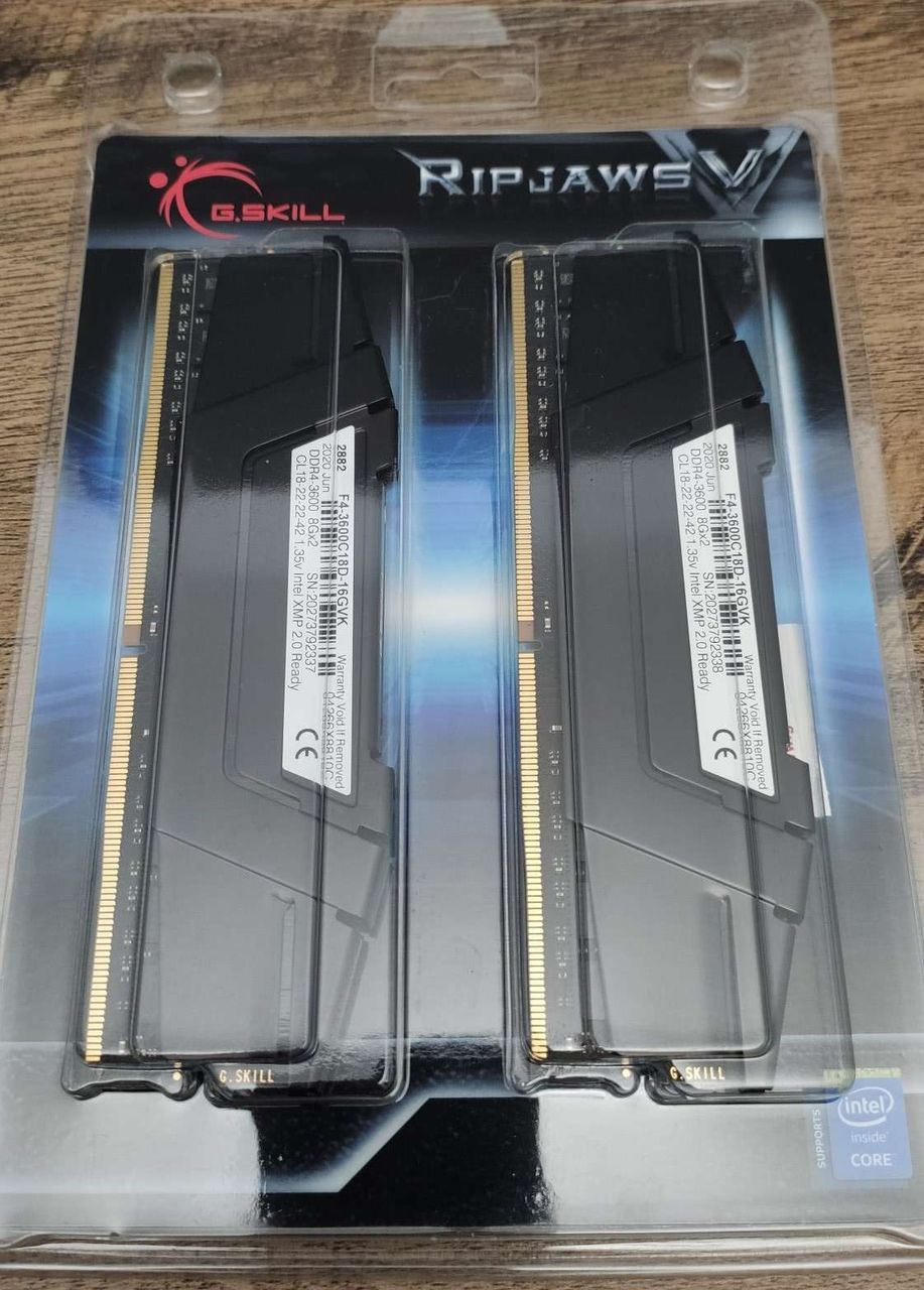 G.Skill Ripjaws V Series 16GB (2 x 8GB) DDR4 3600