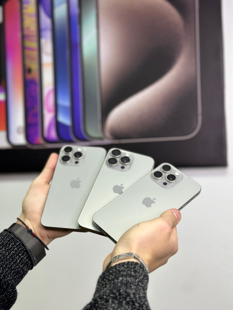 iPhone 15 Pro 128GB în stock toate culorile (128GB/256GB/512GB/1TB) Magazin Garanție 24Luni Chișinău foto 8