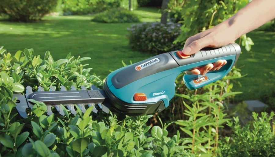 Foarfecă de tuns gard viu cu acumulator Gardena foto 0