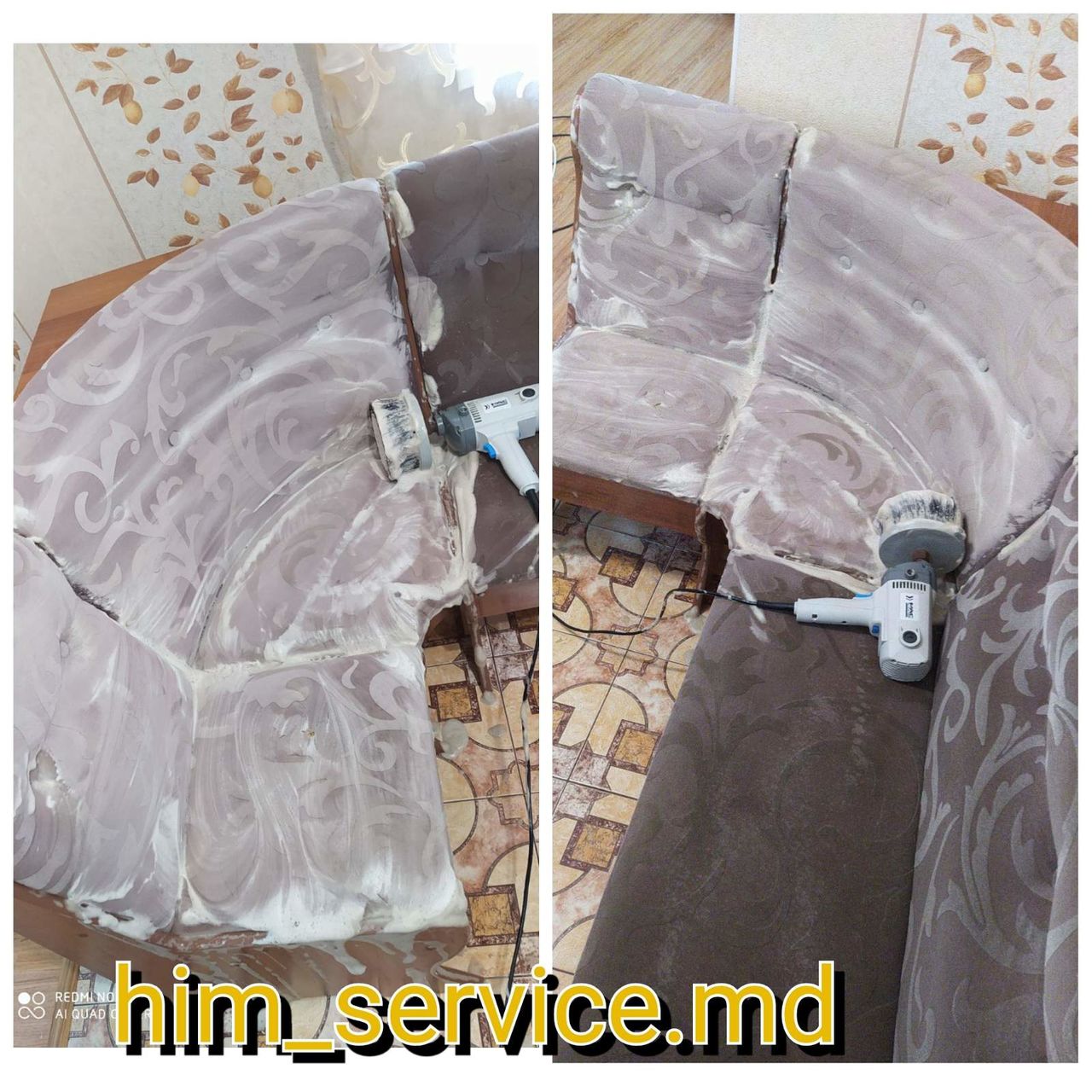 Чистка мягкой мебели на дому фото 3
